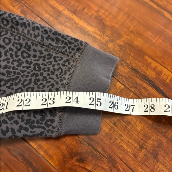 J.Crew Factory Leopard Print Terry Joggers cotton Sweatpants Size Large - Picture 4 of 15